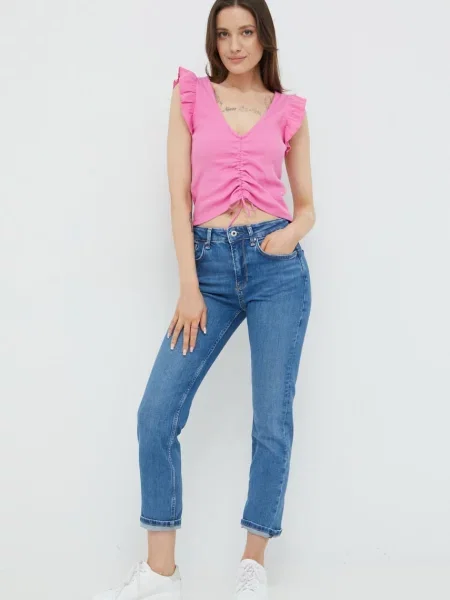 Топ Pepe Jeans фіолетовий