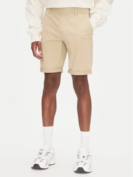 Tommy Jeans Kratke hlače Scanton bež