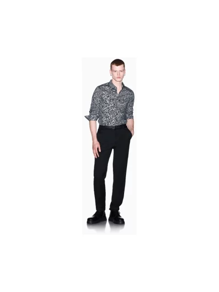 Košeľa Armani Exchange čierna