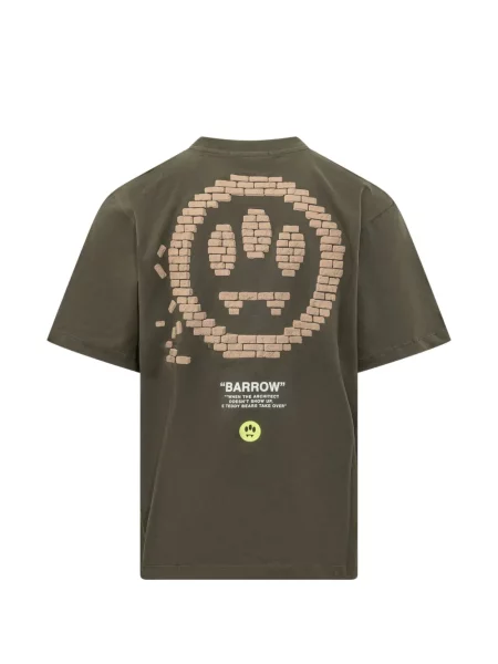 Tricou Barrow cu imagine verde