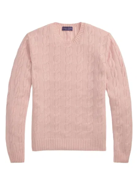 Pulover Ralph Lauren Purple Label cu decolteu rotund violet