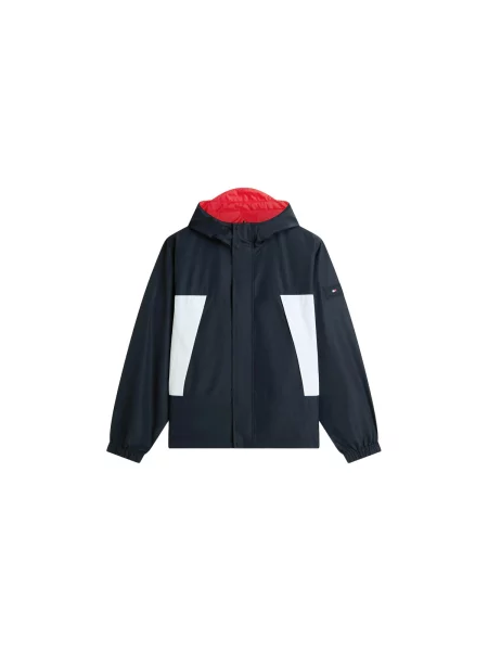 Bunda Tommy Hilfiger modrá