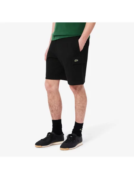 Lacoste Szorty Regular Fit czarne