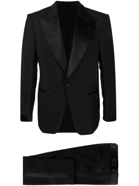 Костюм едноредни костюм Tom Ford черно