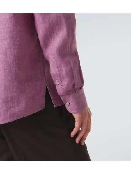 Cămașă Zegna de in violet