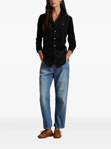 Căciulă Polo Ralph Lauren cu broderie tricotate de costum albastru