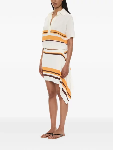 Tricou polo Christopher Esber tricotate