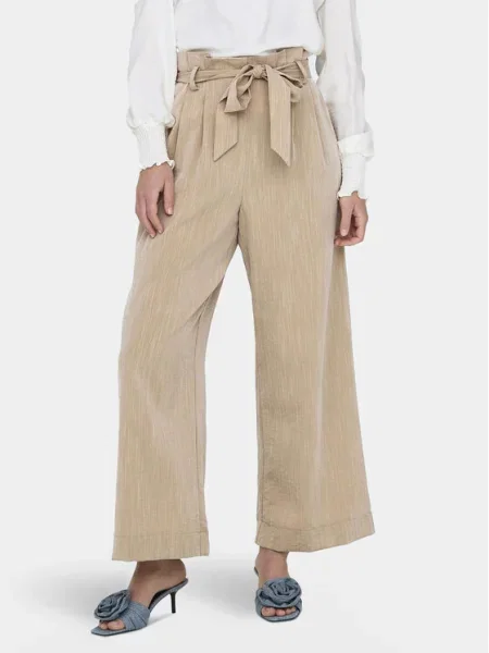 ONLY Pantaloni din Marsa Flared Fit bej