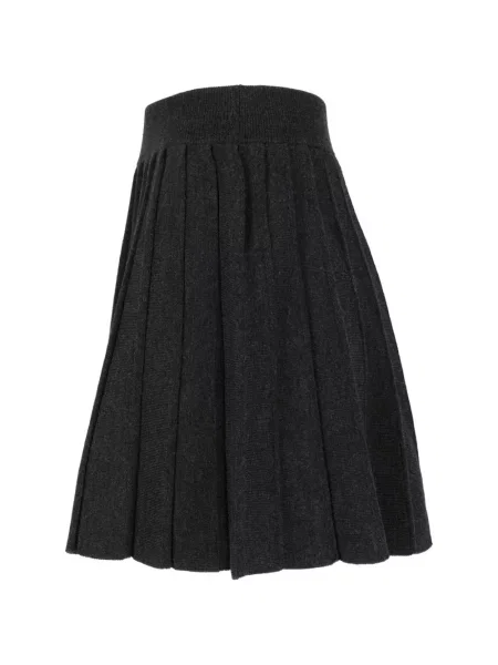 Fusta mini Mc2 Saint Barth tricotate gri