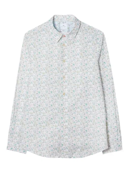 Cămașă Ps Paul Smith cu model floral alb