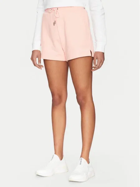 Guess Jeans Pantaloni scurți sport alb