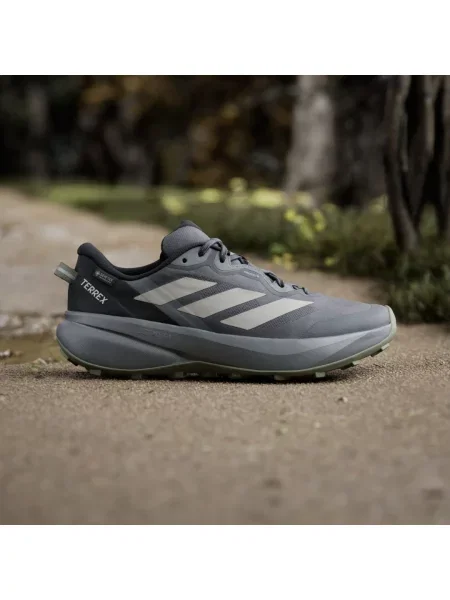 Trailové běžecké boty Terrex Tracefinder Plus GORE-TEX šedé