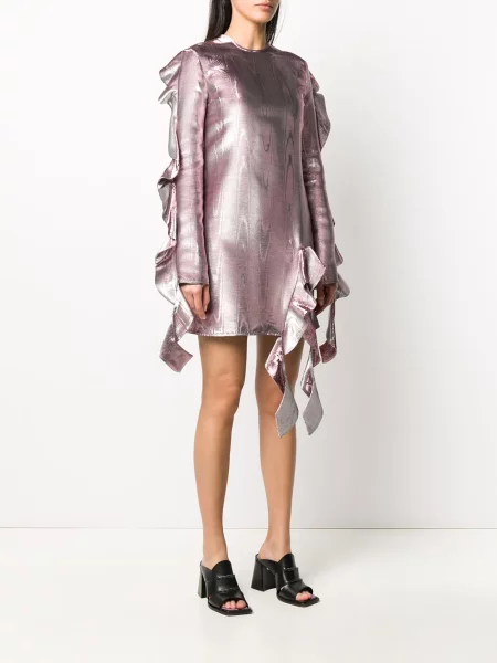 Rochie Ellery cu volane roz