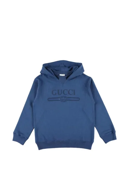 Bluza z kapturem dziecięca Gucci niebieska