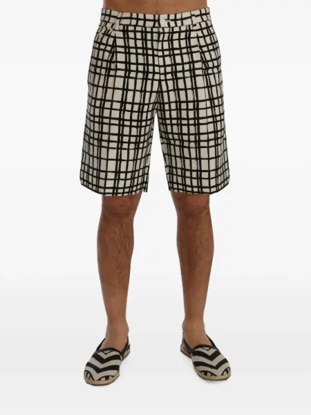 Pantaloni scurți Dolce & Gabbana cu imagine negru