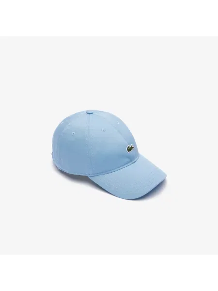 Lacoste Czapka Unisex Z Organicznej Bawełny Twill niebieska