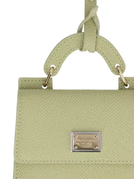 Portofel Dolce & Gabbana din piele cu autograf verde