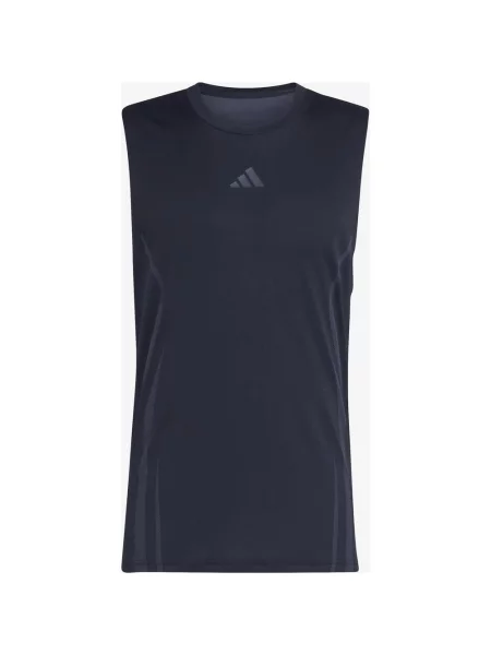 Koszulka na ramiączkach damska adidas Airchill Intensity Tank bez rękawów ciemnoniebieska XS czarna