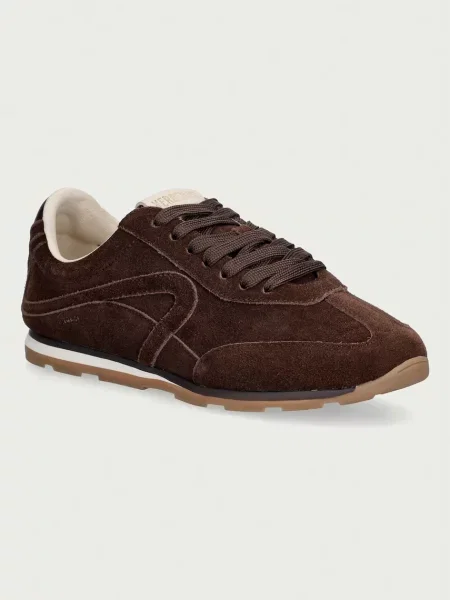 Verbenas JAMAICA HAZE sneakers pentru femei din piele întoarsă maro