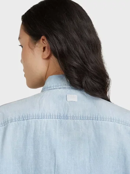 Сорочка G-star Raw блакитна