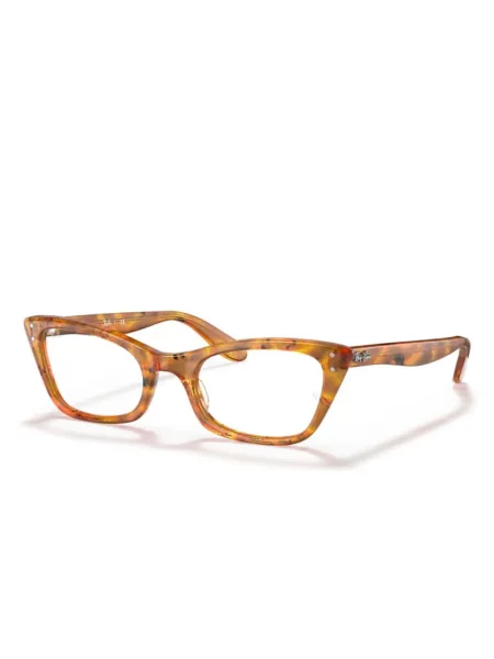Ochelari de soare Ray-ban cu imprimeu geometric maro