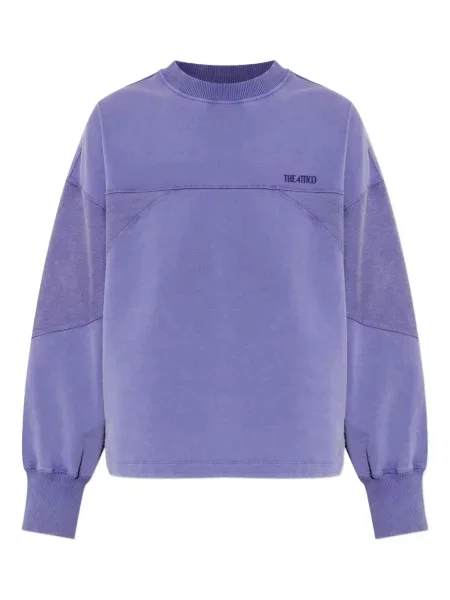 Hanorac The Attico cu broderie violet