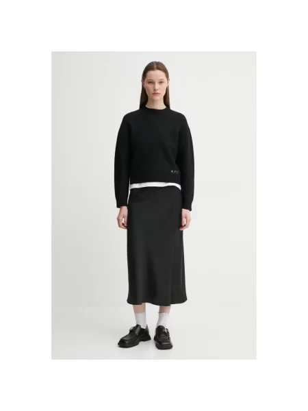 Sweter A.p.c. wełniany niebieski