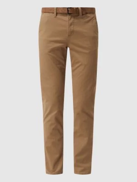 Chinosy o kroju slim fit z Tom Tailor Denim
