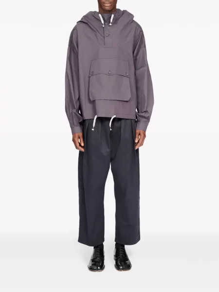 Geacă Maison Margiela cu glugă violet