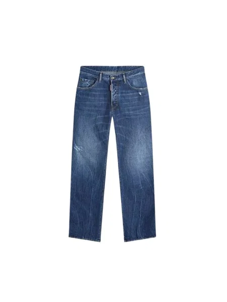 Jeansy Dsquared2 z 5 kieszeniami niebieskie