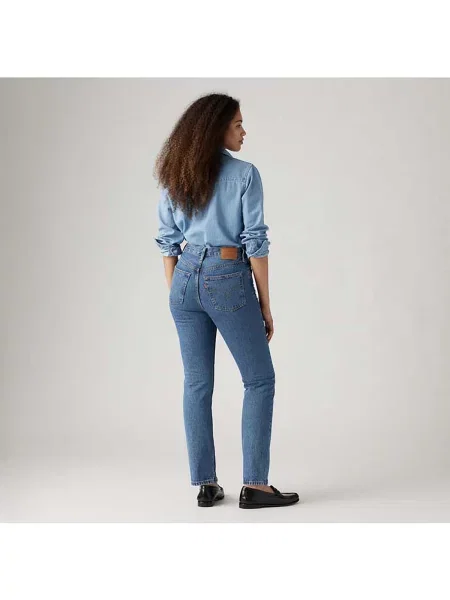 Blugi Levi's® cu strasuri albastru