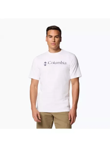Columbia CSC Basic Logo black/csc retro logo мъжка тениска бяло