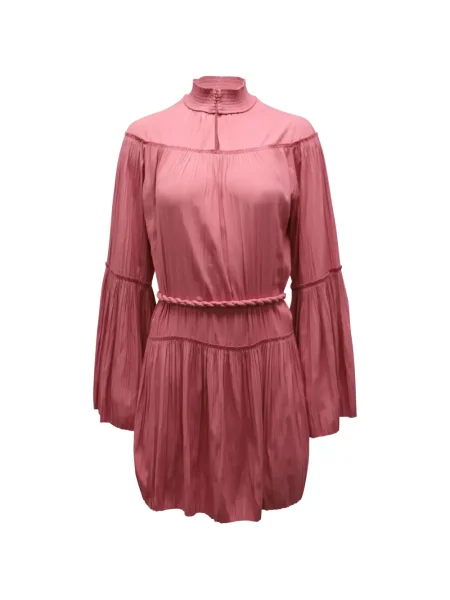 Plisirana dugo odgovarati maksi haljina A.l.c. ružičasta