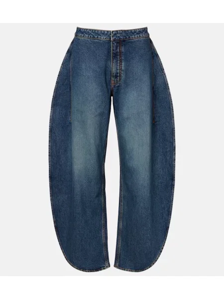 Jeansy Alaïa niebieskie