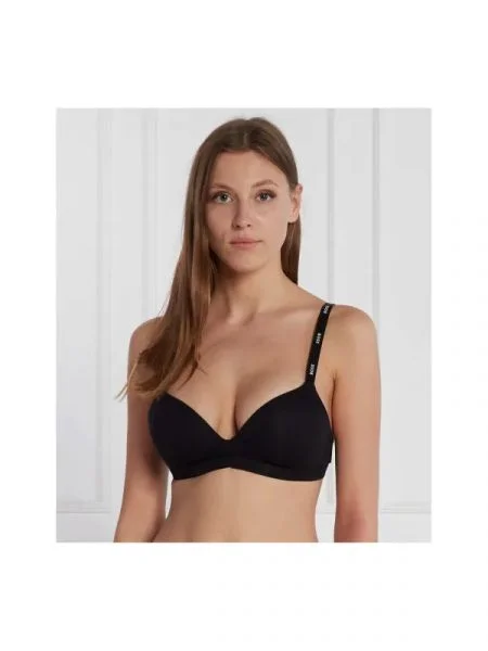 BOSS BLACK Sutien TRIANGLE PADDED negru