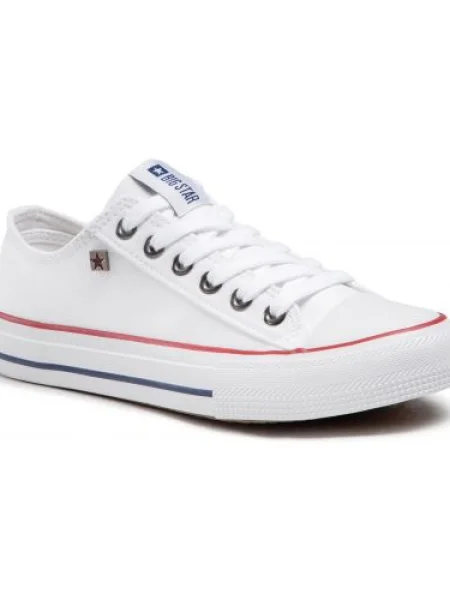 Plátenky Big Star Shoes biela
