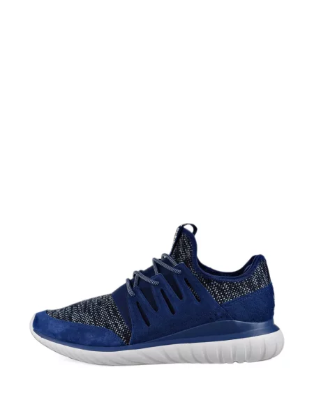 Leggings Adidas cu șireturi din dantelă cu talie înaltă albastru