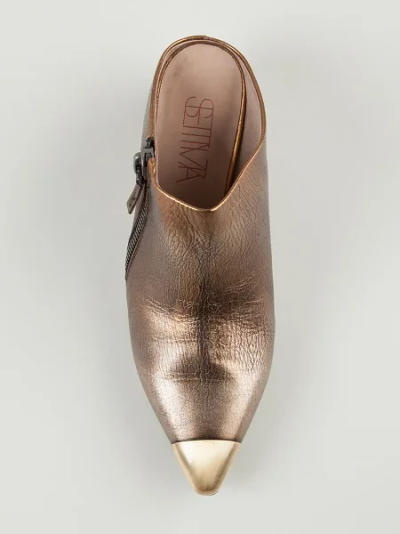Papuci tip mules Settima bronz