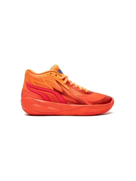 Sneakersy dziecięce Puma pomarańczowe