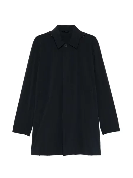 Palton Manuel Ritz cu glugă albastru