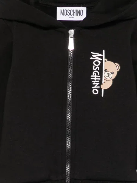 Bluza z kapturem dziecięca Moschino czarna