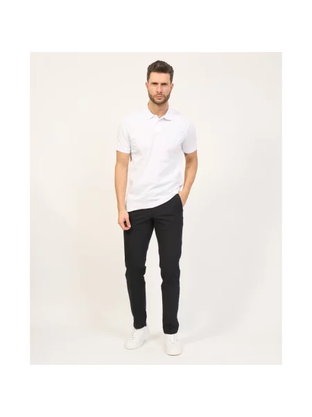 Boss Koszulka Polo Z Piki Passenger Slim Fit blau biała