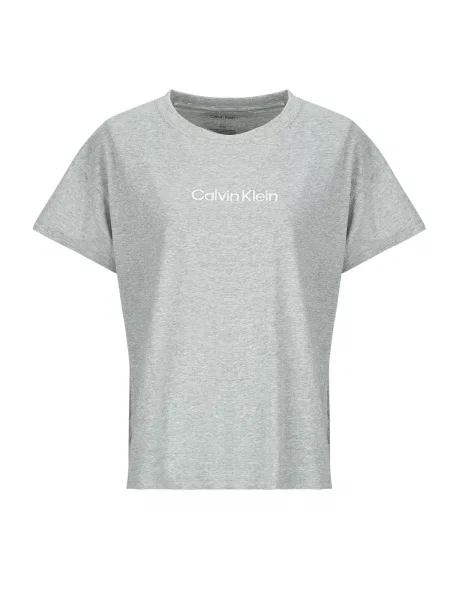 Majica Calvin Klein Jeans s kratkimi rokavi siva