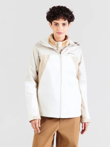 COLUMBIA Outdoorová bunda Inner Limits™ IV béžová / kamenná biela
