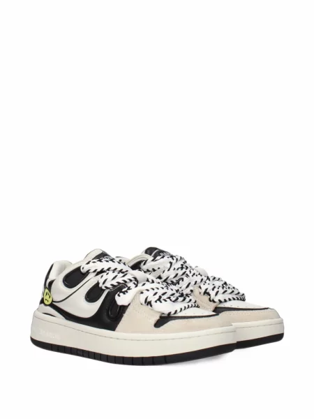 Sneakerși Barrow din piele alb