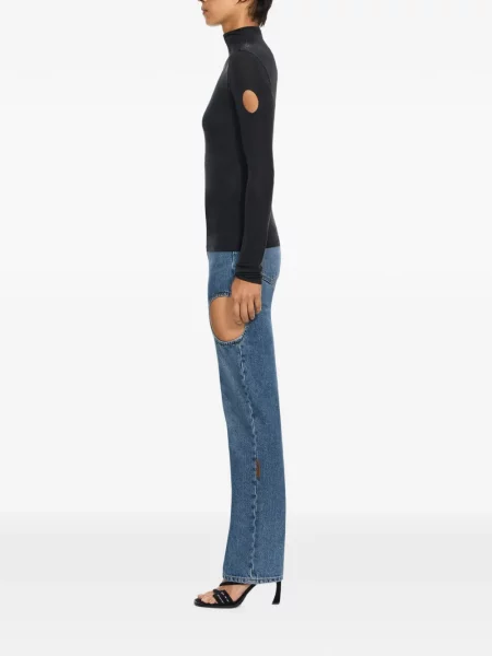 Pantaloni Off-white alb