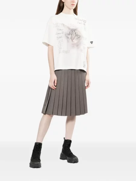 Tricou Maison Mihara Yasuhiro cu imagine alb