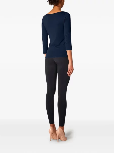 Top Wolford lung albastru