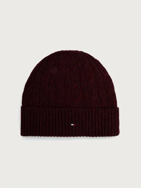 Tommy Hilfiger σκούφος beanie ανδρικός με μαλλί