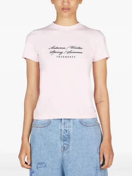 Tricou Vetements roz